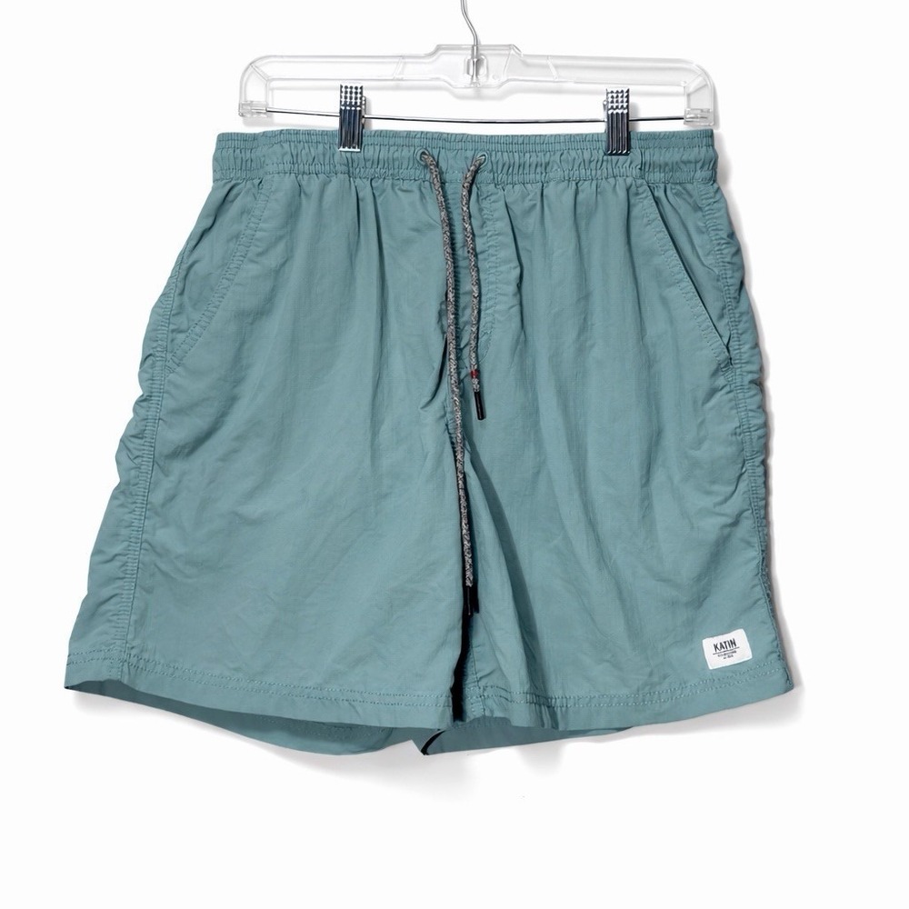 Katin Poolside Volley Men's Stonewash Lightweight Elastic waist shorts Sz L